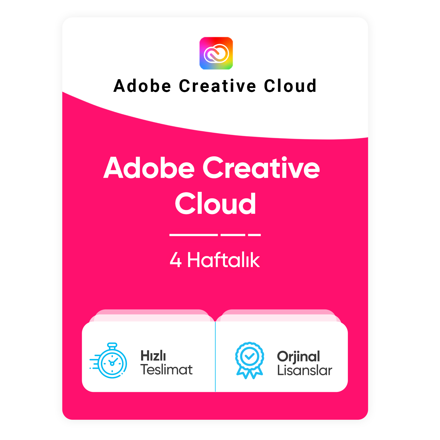 Adobe Creative Cloud – 4 Haftalık