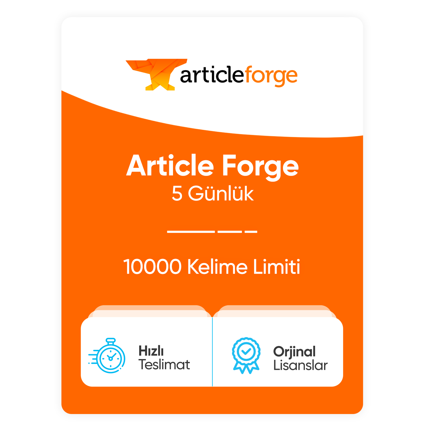 Article Forge – 5 Günlük