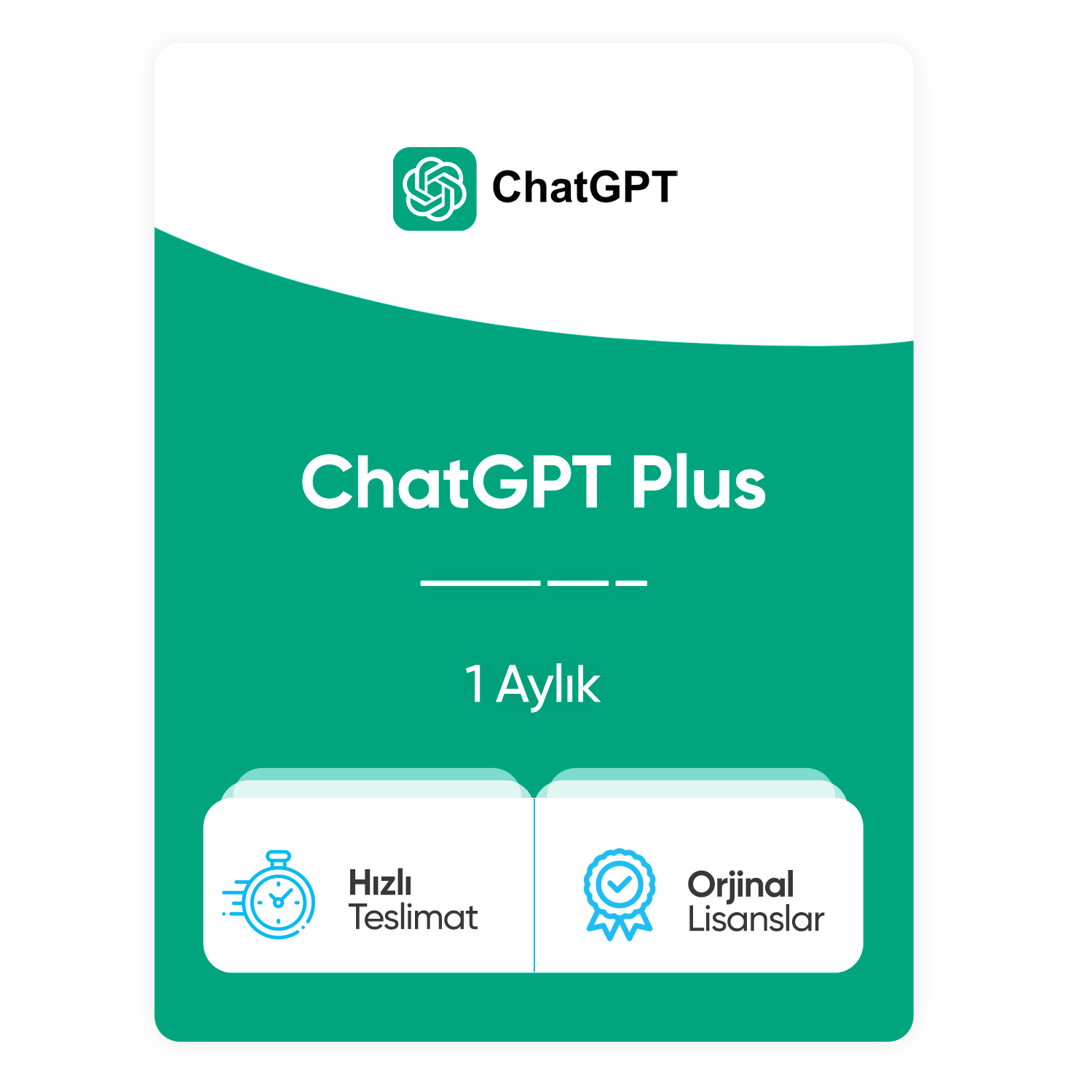 ChatGPT Plus – 1 Aylık
