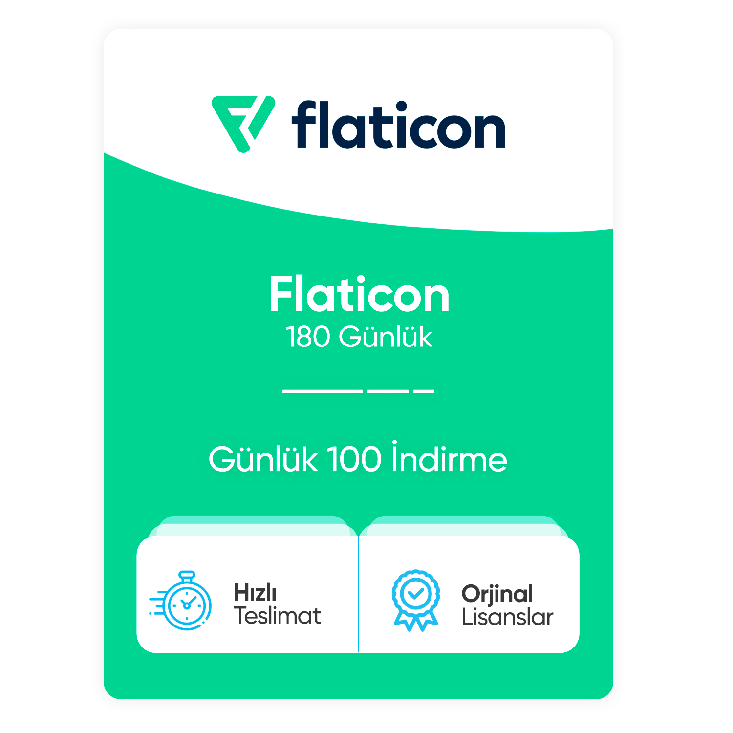 Flaticon – 180 Günlük